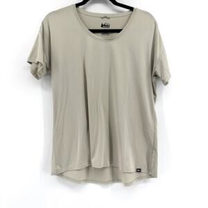 REI Sahara T-Shirt Womens Size Large Hiking Sweat Wicking Activewear Top